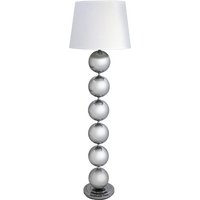 Cado Bobble Floor Lamp In Cream Shade With Chrome Base Panel Cado Bobble Floor Lamp In Cream Shade With Chrome Base Panel