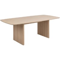 Cadott Wooden Dining Table Rectangular In White Oak