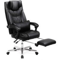 Cajon Home And Office Chair With Foldable Headrest In Black Cajon Home And Office Chair With Foldable Headrest In Black