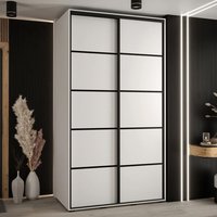 Canon Wooden Wardrobe With 2 Sliding Doors In White