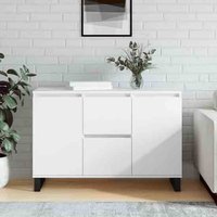 Celina Wooden Sideboard With 2 Doors 2 Drawers In White