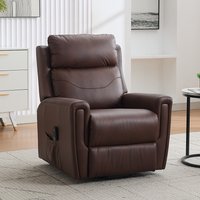 Celmor Fabric Recliner Chair in Umber