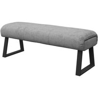 Cerritos Fabric Backless Dining Bench in Grey