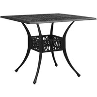 Charlton Aluminium Garden Bistro Table In Black