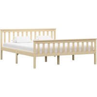 Chilliwack Wooden King Size Bed In Light Wood