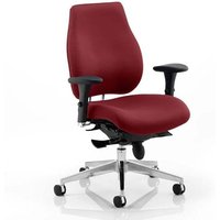 Chiro Plus Office Chair In Ginseng Chilli With Arms