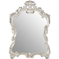 Cikroya Decorative Swirl Design Wall Mirror In Champagne