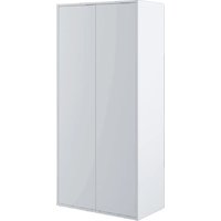 Clarion Wooden Wardrobe With 2 Doors In Matt White