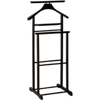 Clarkdale Wooden Valet Stand In Black