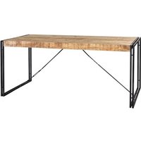 Clio Industrial Large Wooden Dining Table In Oak