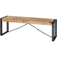 Clio Industrial Wooden Dining Bench In Oak