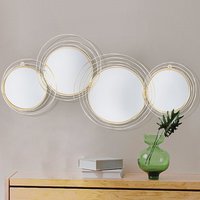 Colindale Metal Mirror In Gold
