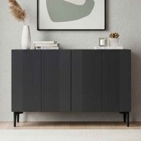 Corsa Wooden Sideboard with 4 Doors in Anthracite