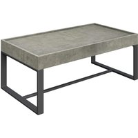 Coruna Wooden Coffee Table In Concrete Effect