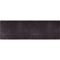 Corwin 300cm Polyester Washable Anti-Slip Rug In Anthracite