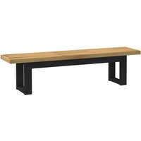 Crowley Wooden Dining Bench With U-Shaped Legs In Natural