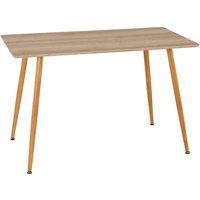Bakerloo Wooden Dining Table In Oak Effect