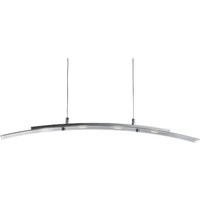 4 LED Curved Bar Light In Satin Silver 4 LED Curved Bar Light In Satin Silver
