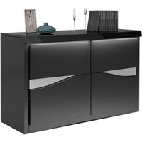 Dabria LED Wooden Sideboard In Black High Gloss With 2 Doors Dabria LED Wooden Sideboard In Black High Gloss With 2 Doors