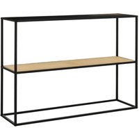 Daire Metal Console Table Rectangular In Black