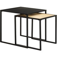 Daire Metal Nest Of 2 Tables In Black