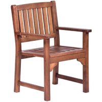 Danil Wooden Armchair In Teak