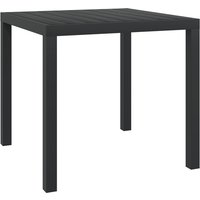 Darwen Aluminium Garden Dining Table Small In Black