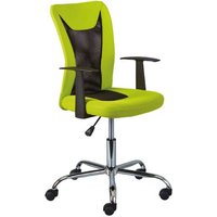 Donny Polyther Office Chair In Green With Arms Donny Polyther Office Chair In Green With Arms