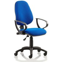 Eclipse Plus I Office Chair In Blue With Loop Arms