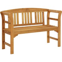 Edhitha 114cm Wooden Garden Seating Bench In Natural