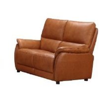 Essex Faux Leather 2 Seater Sofa In Tan