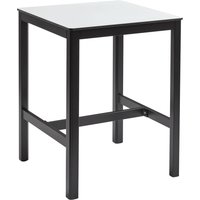 Extro 70cm Wooden Bar Table In White