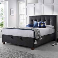 Fairfax Fabric Ottoman Storage Super King Size Bed In Pendle Slate