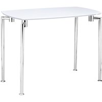 Filia High Gloss Console Table In White