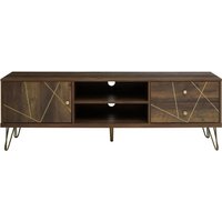 Flora Wooden TV Stand With 1 Door 2 Drawers In Veneering Effect