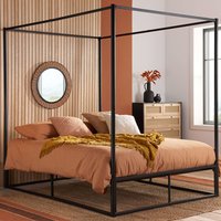 Friant Metal Small Double Bed In Black