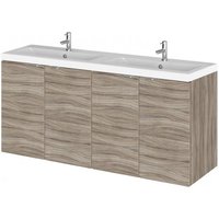 Fuji 120cm 4 Doors Wall Vanity With Basin 2 In Driftwood Fuji 120cm 4 Doors Wall Vanity With Basin 2 In Driftwood