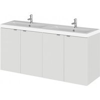 Fuji 120cm 4 Doors Wall Vanity With Basin 2 In Gloss Grey Mist Fuji 120cm 4 Doors Wall Vanity With Basin 2 In Gloss Grey Mist