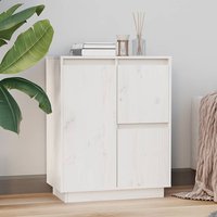 Galvin Pinewood Sideboard With 3 Doors In White