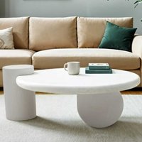 Gastonia Wooden Coffee Table In White