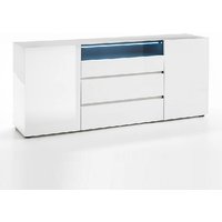 Genie Sideboard In High Gloss White With LED Lighting Genie Sideboard In High Gloss White With LED Lighting