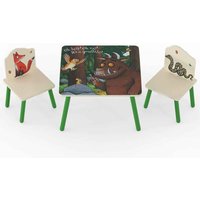 Gilbert Wooden Forest Theme Table And 2 Chairs In Multicolour