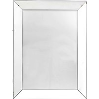 Gorizia Small Leaner Bevelled Wall Mirror In Silver