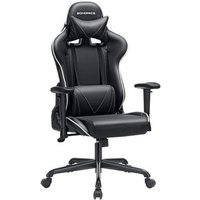 Grant Racing Style Ergonomic Gaming Chair In Black Grant Racing Style Ergonomic Gaming Chair In Black