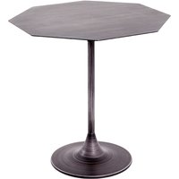 Greenbay Octagonal Metal Side Table In Black Mottled