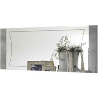 Heston Mirror With High Gloss Marble Effect Frame in Grey