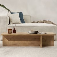 Harbor Rectangular Wooden Coffee Table in Sapphire Oak