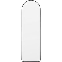 Hasselt Arch Wall Mirror In Black Aluminium Frame