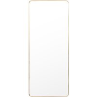 Hasselt Extra Large Wall Mirror In Gold Aluminium Frame