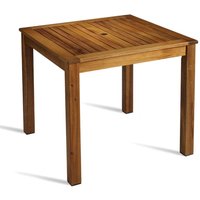 Helena Wooden Square Dining Table In Natural